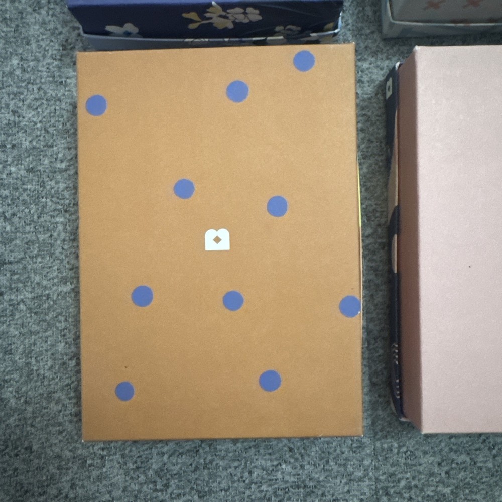 Four Empty Birchboxes for Storage or Crafting