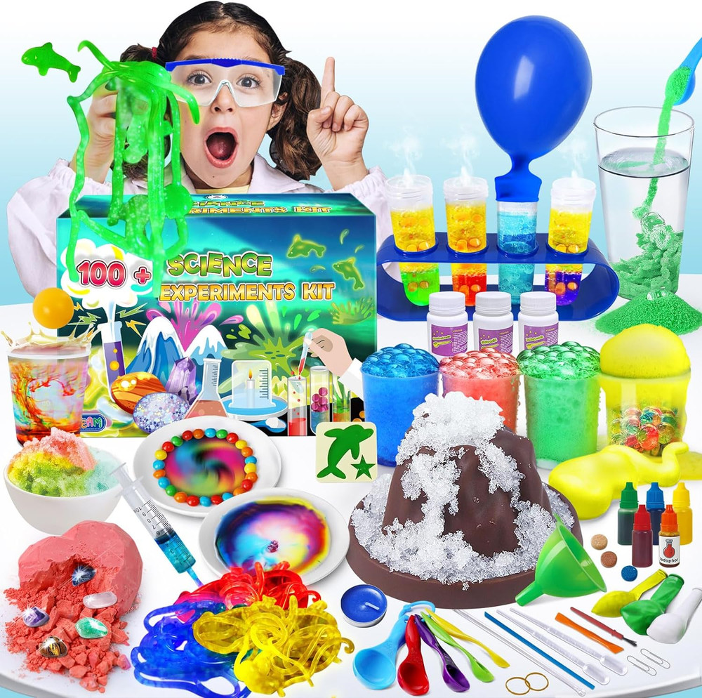 100+ Science Lab Experiments Kit for Kids - Educational Learning Toy