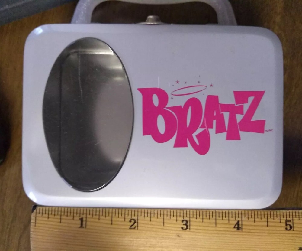 2003 bratzpack mini lunchbox container metal