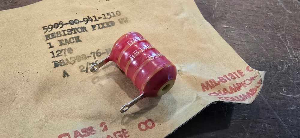 DAVEN / SHALLX RESISTOR RB17CE536R0F 5905-00-941-1510