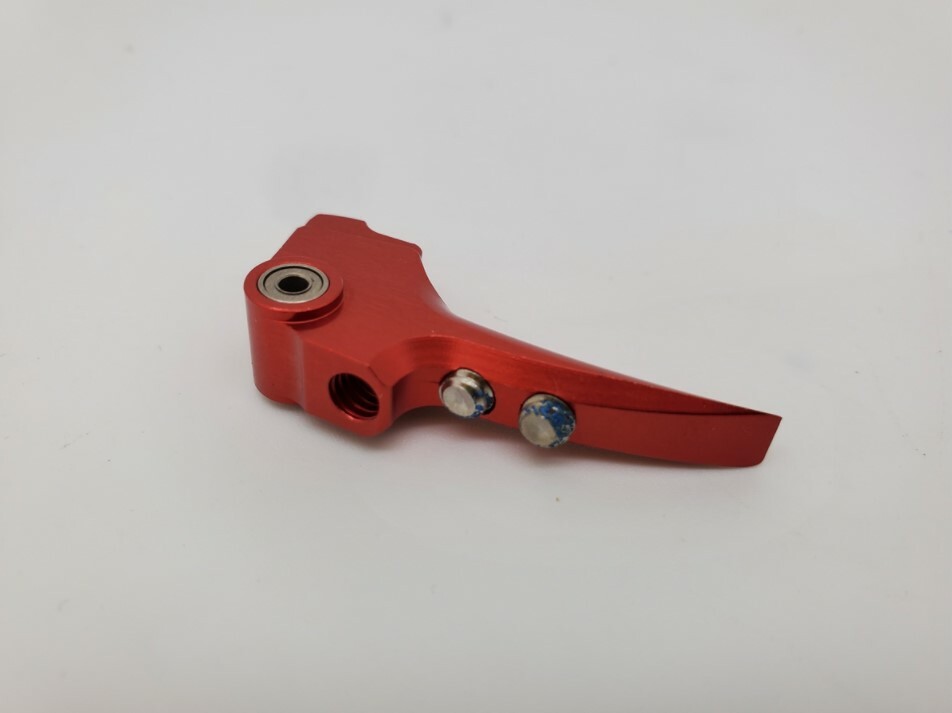 Inception Designs Eclipse M170R Upgrade Fang Trigger w/ Roller Bearing Red