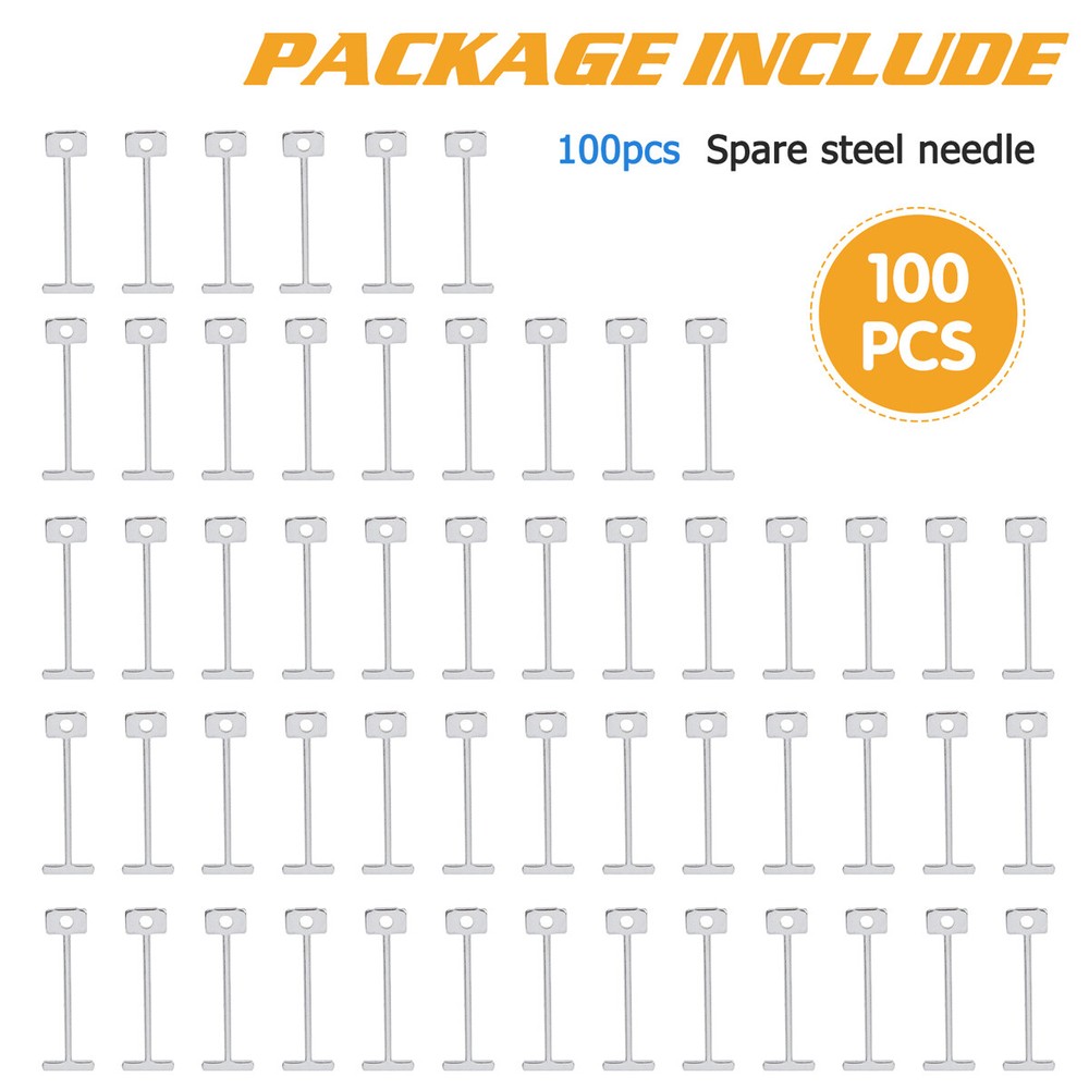 100 pcs Replacement Steel Needles Flooring Wall ReusableTile Leveling System