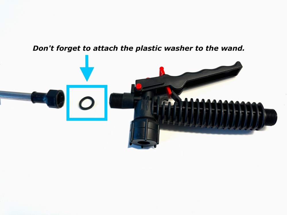 Agricas telescopic wand, trigger and 6 nozzles