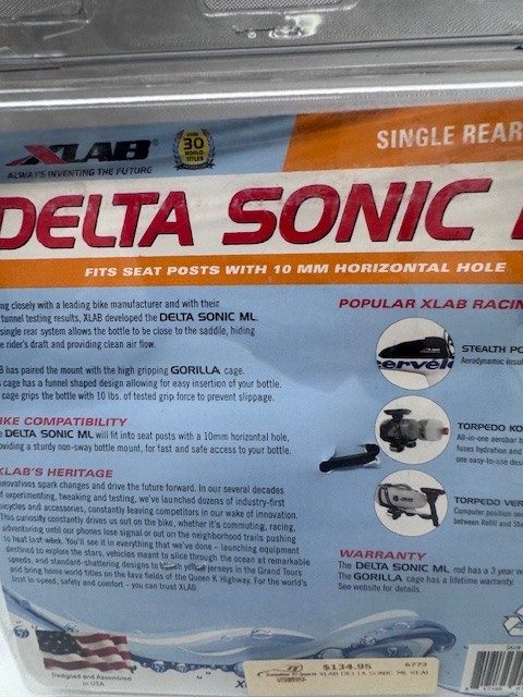 XLAB Delta Sonic ML single Rear Hydration System *New