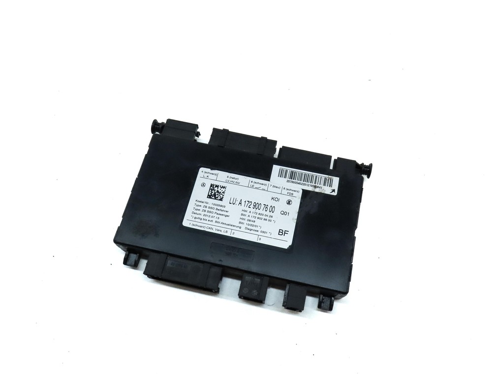 2013 MERCEDES E-CLASS COUPE (W207) FRONT RIGHT PASSENGER SEAT CONTROL MODULE