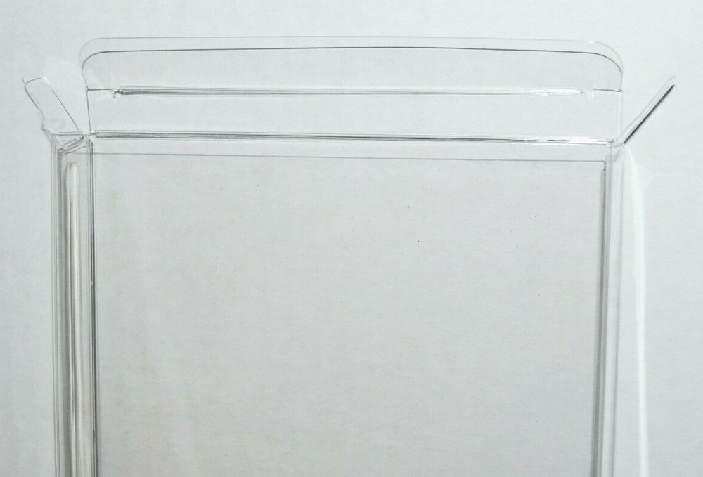 10 Clear Plastic Game Protective Cases Sleeves Display Box For Nintendo GameCube