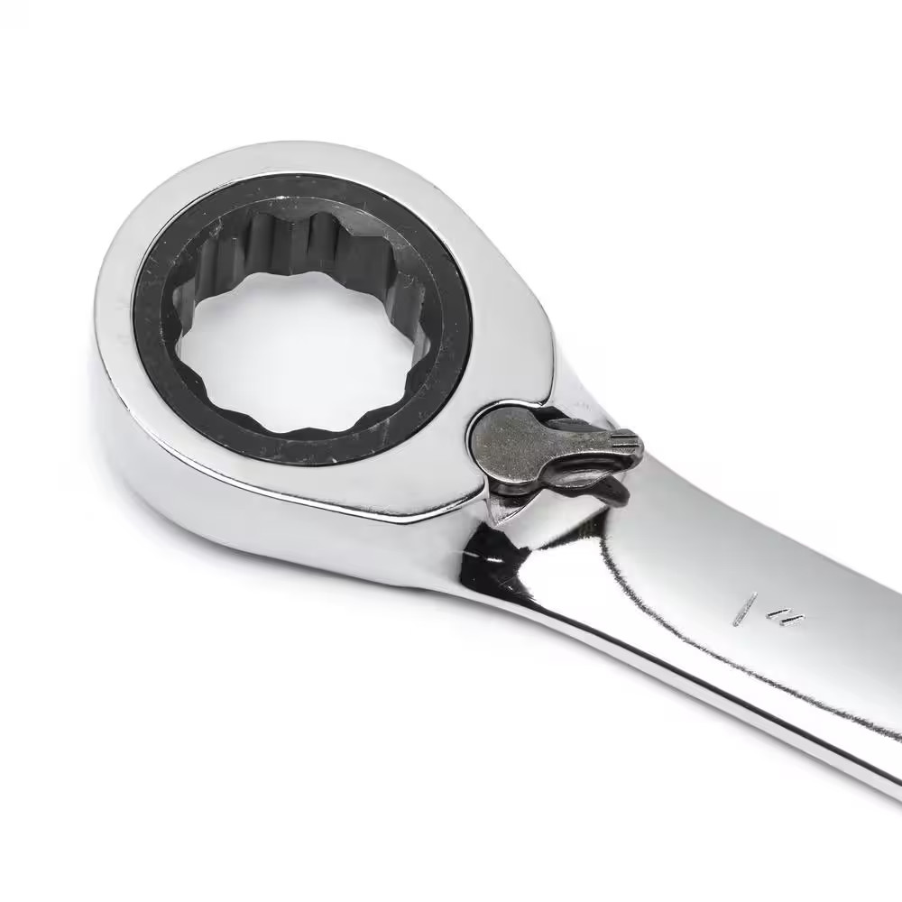 SAE 72-Tooth Reversible Combination Ratcheting Wrench Tool Set (13-Piece)