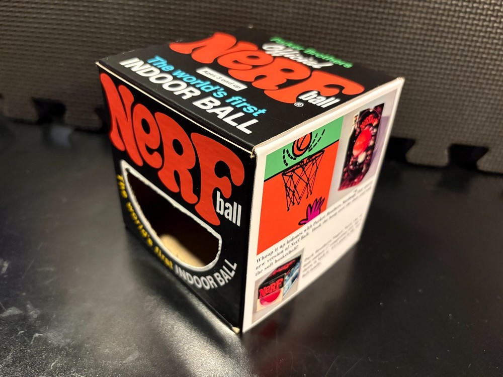 Parker Brothers Nerf Ball - Empty custom design display box