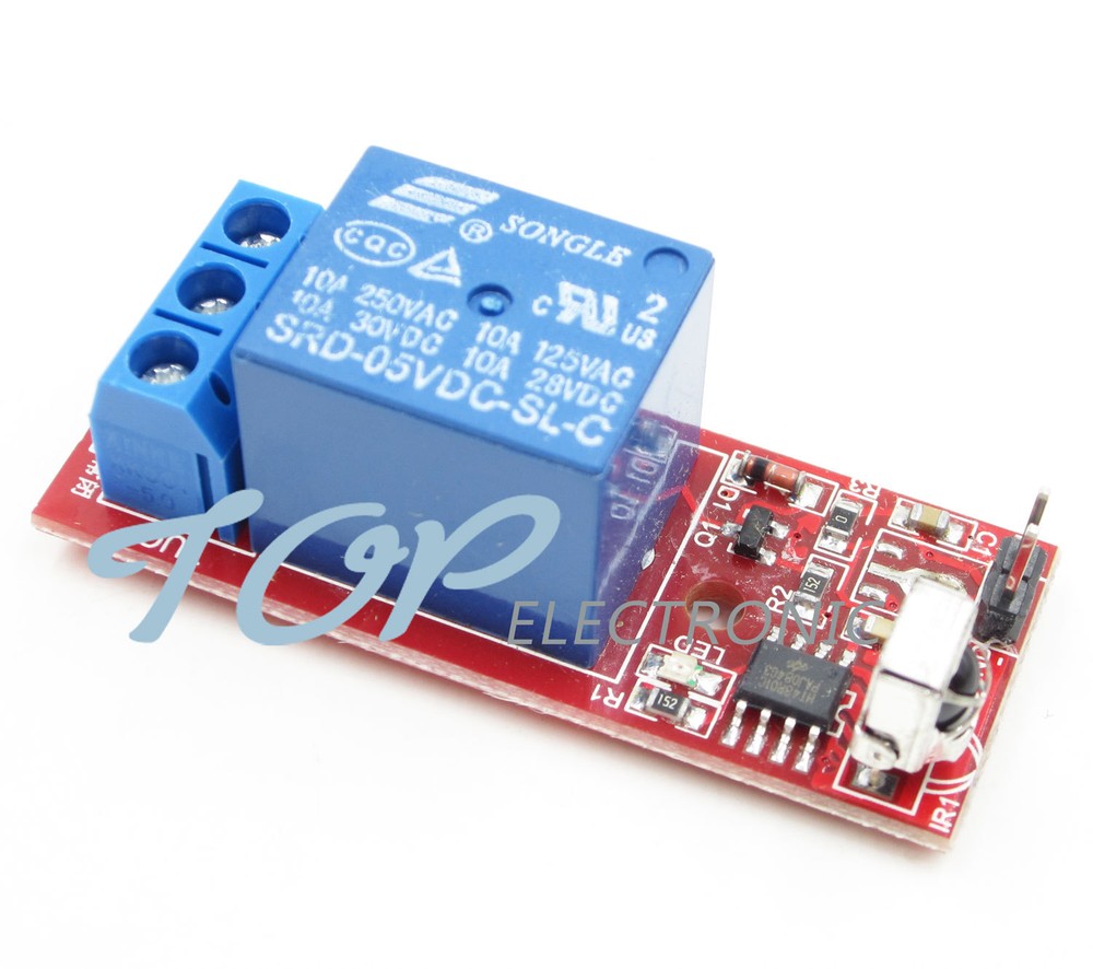 1 Channel Infrared Switch Relay Driving Board 5V Active Remote Controller M213