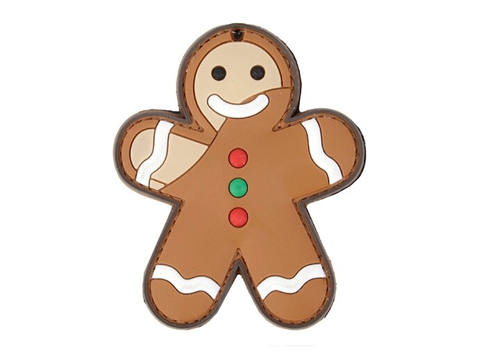 GINGERBREAD MAN PVC Patch 35-XM-B