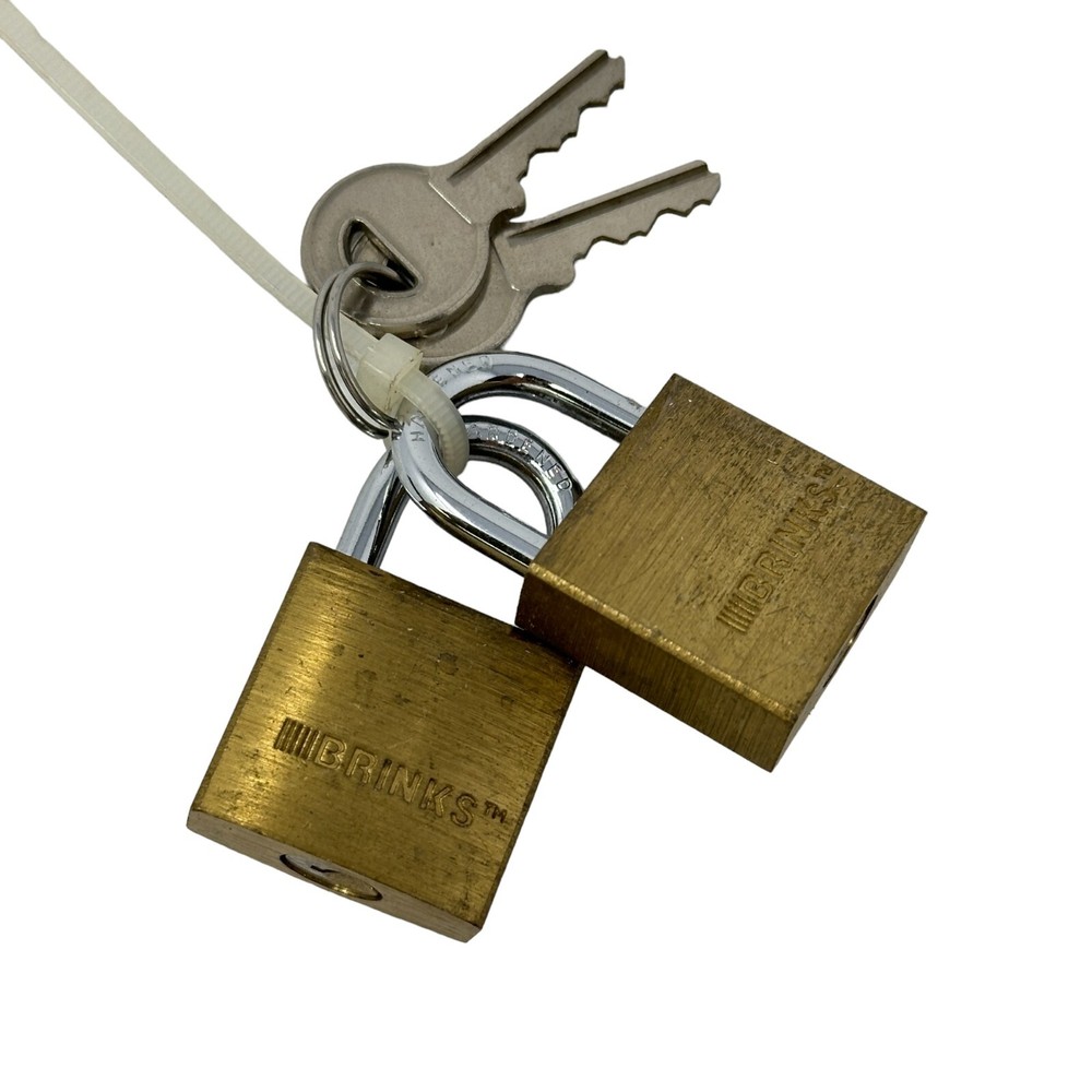 Lot of 2 Brinks Padlocks
