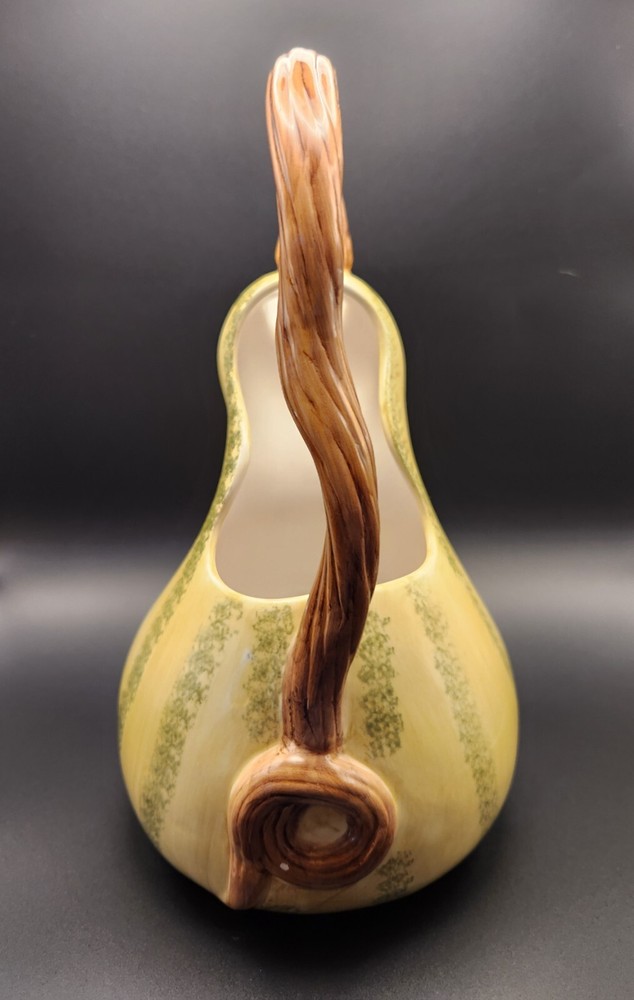 Ceramic Gourd Water Pitcher Multi Color Unique Design Hand Painted