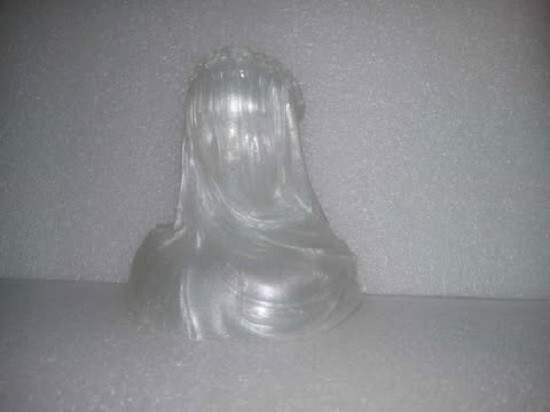 VAILED WOMAN With Light