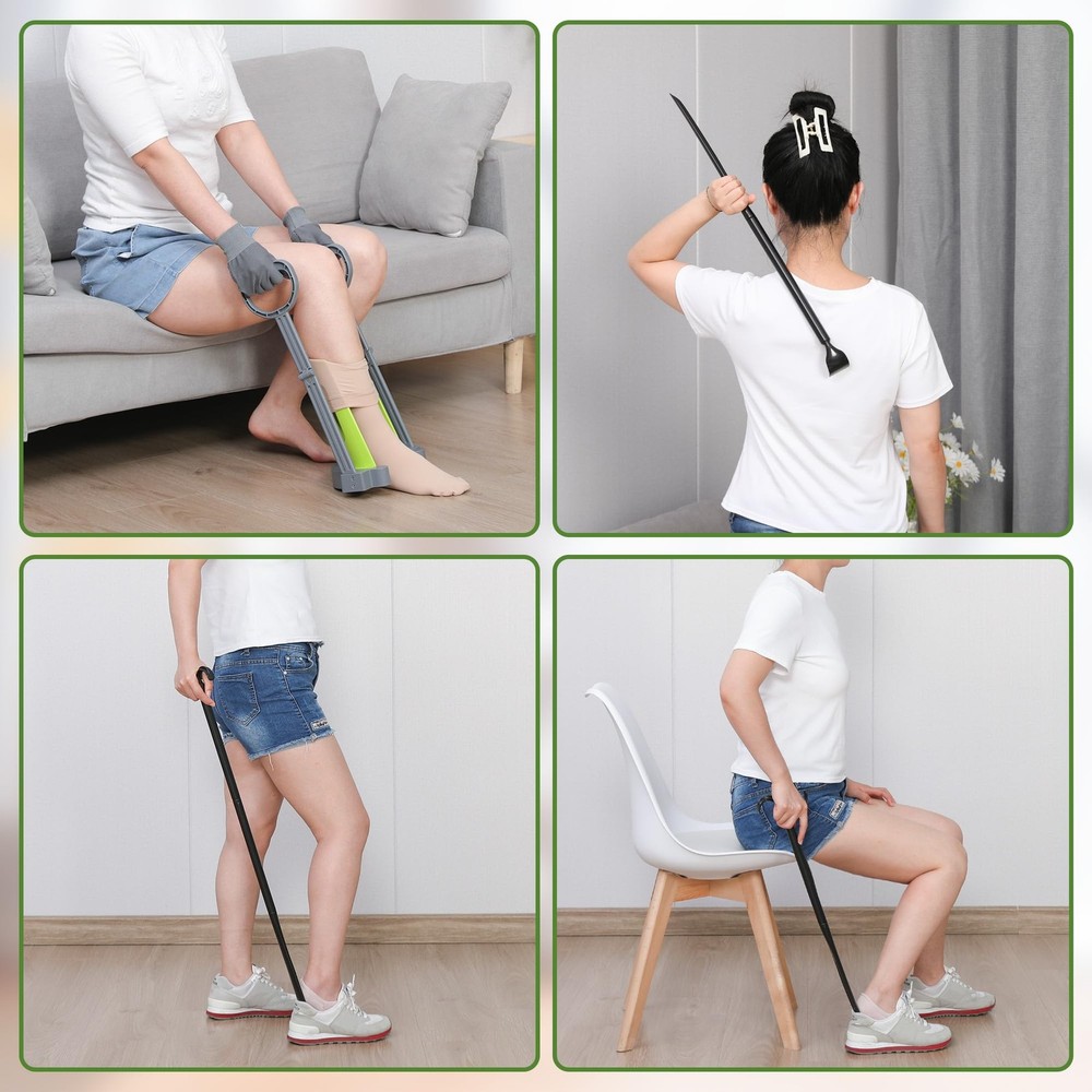 Compression Sock Aid Device - Aids for Stocking - Gray