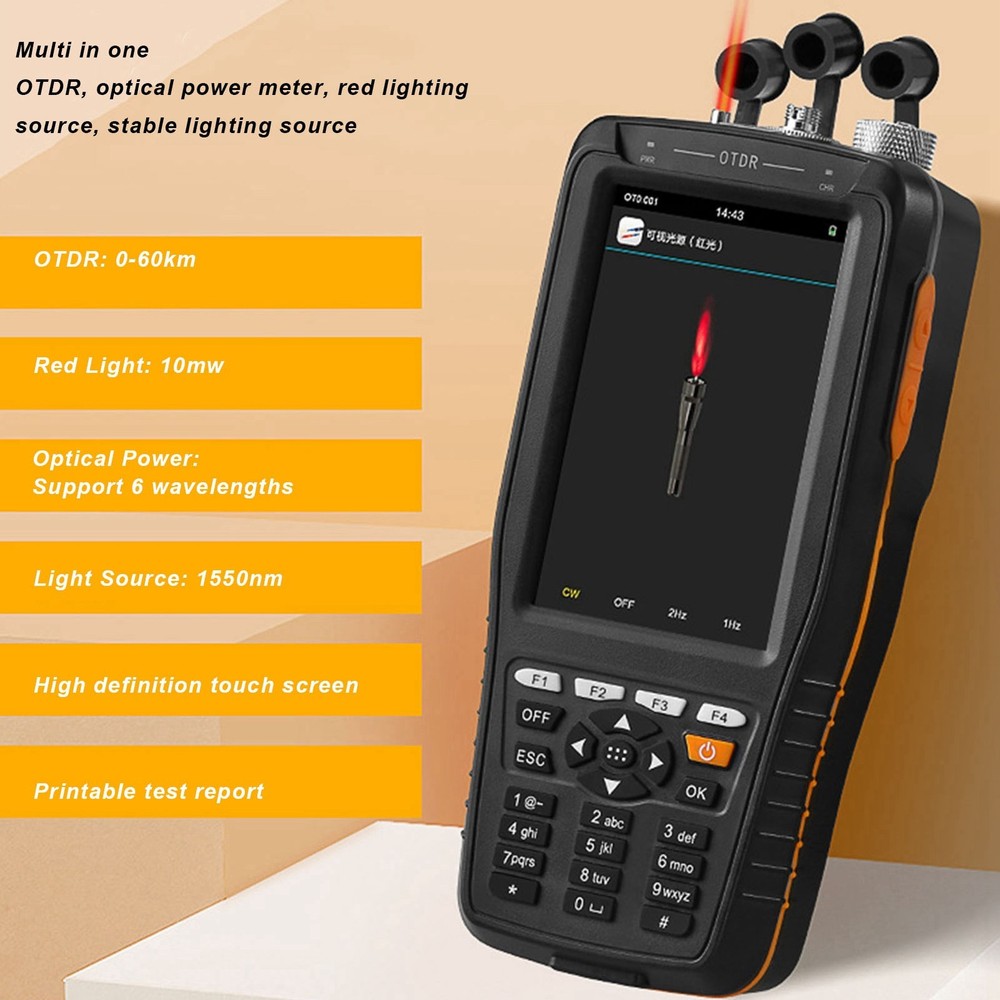 Portable Optical Tester For Network Construction And Breakpoint Identification