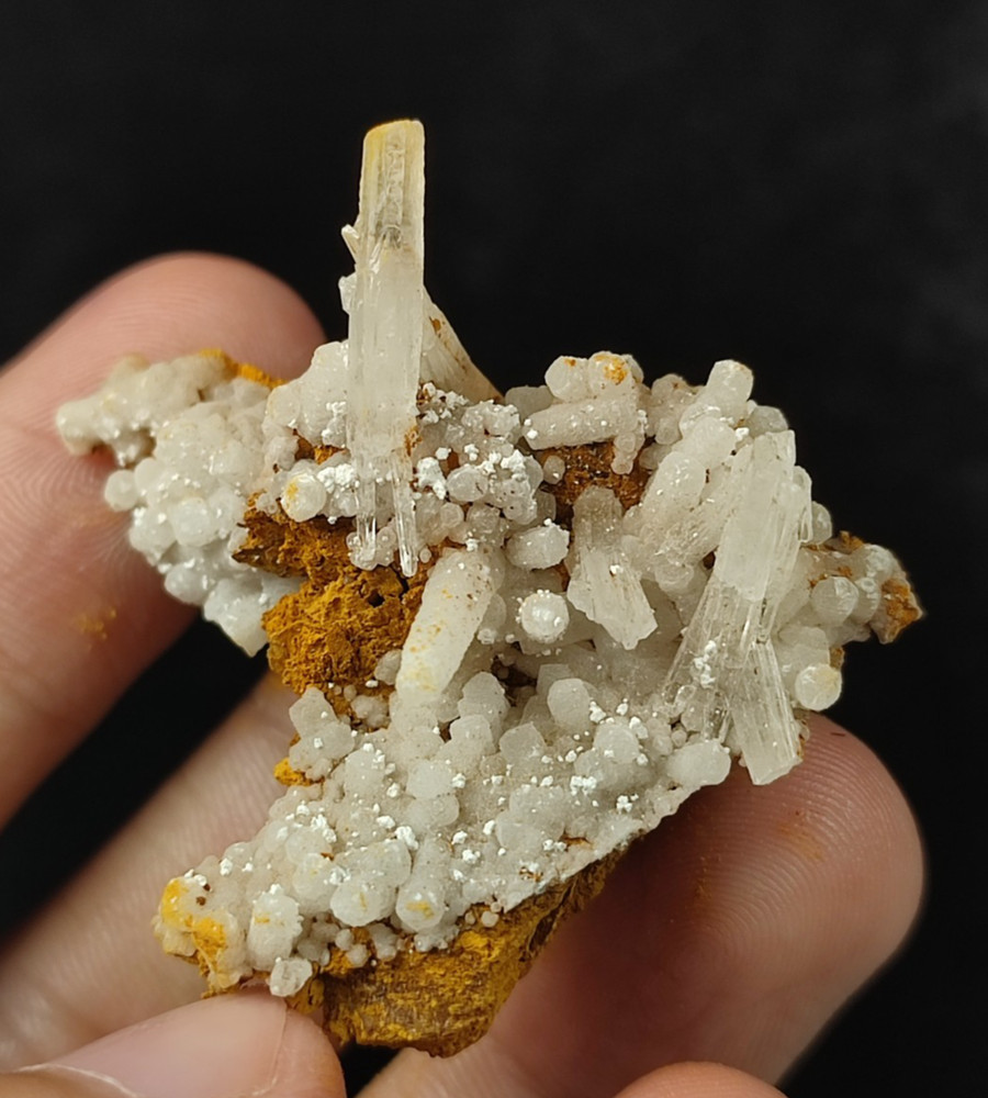 Calcite With Prehnite Nice Color & Termination-Afg.