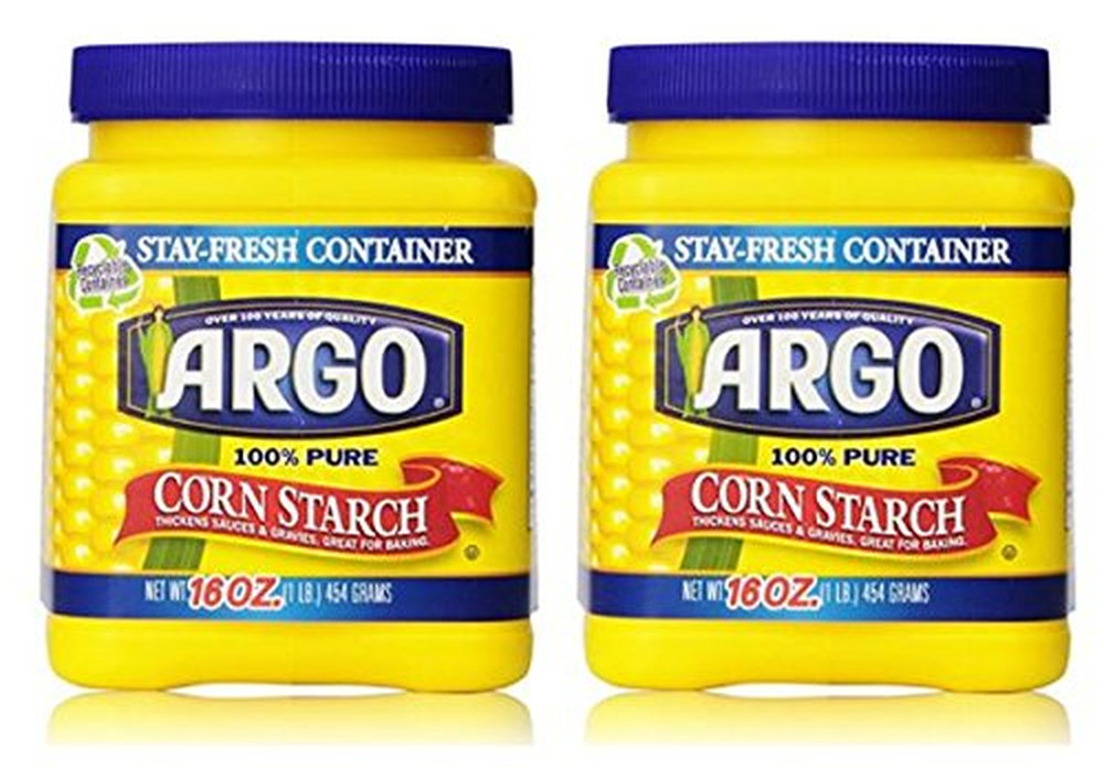 Argo 100% Pure Corn Starch, 16 Oz, Pack of 2