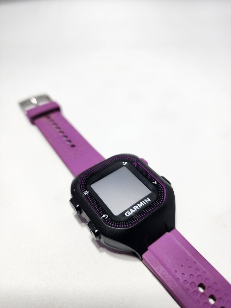 Garmin Forerunner 25 Purple & Black - Untested *No charger*