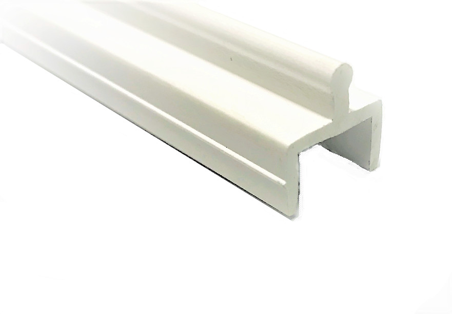 Sliding Screen Track 96" White Vinyl