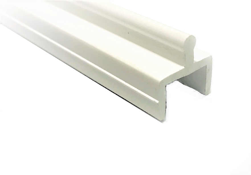 Sliding Screen Track 96" White Vinyl