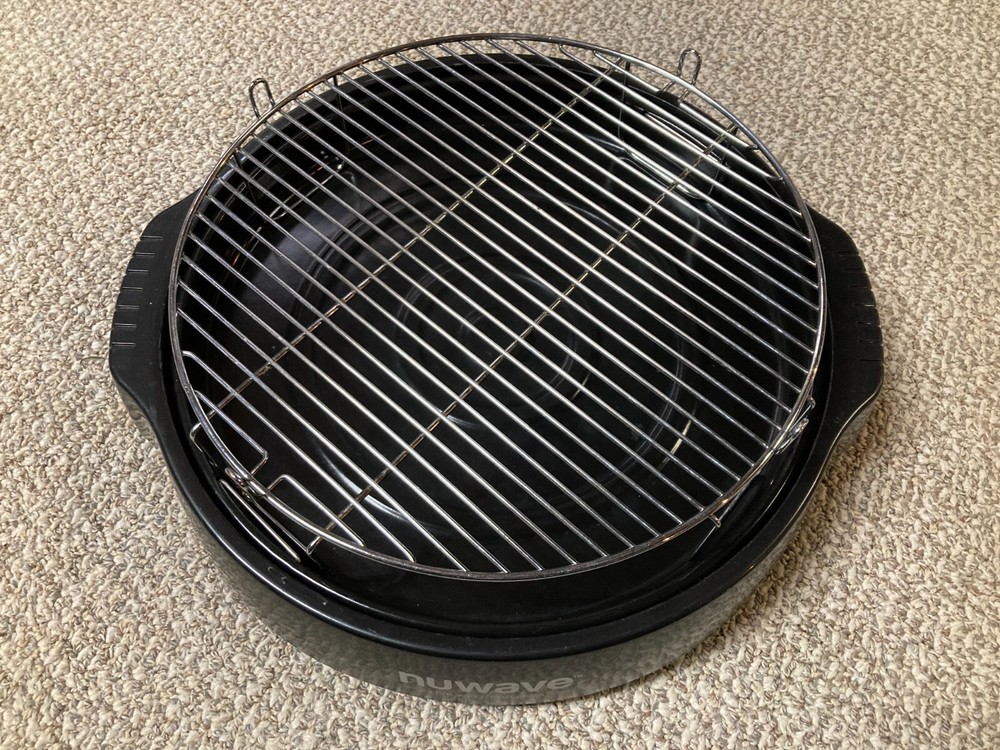 Nuwave Pro Plus 20361 1nfrared Oven Replacement Black Base & Drip Tray & Grate