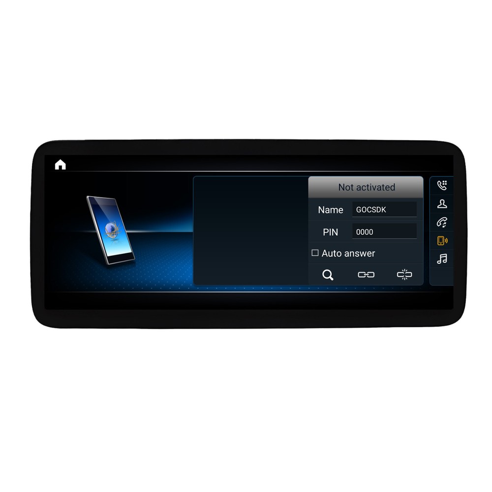 12.3'' Touch Screen Display Android 14 CarPlay For Mercedes B-Class W246 NTG4.5