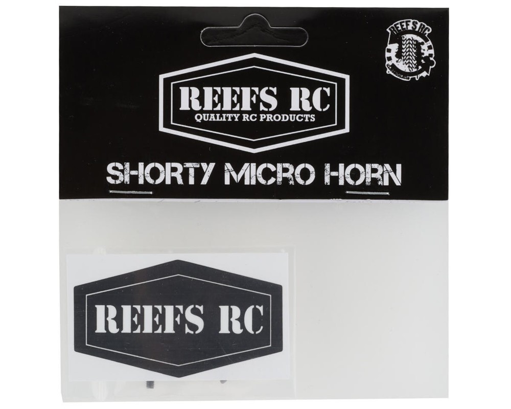 Reefs RC Shorty Micro Horn (Black) (25T) For 99Micro & 179Micro
