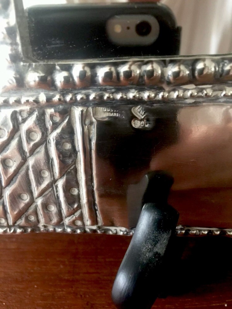 Antique Sterling Silver Mirror - Mexican