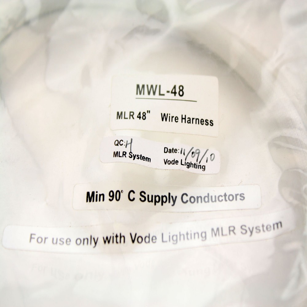 VODE LIGHTING MWL-48 48" WIRE HARNESS FOR MLR SYSTEM