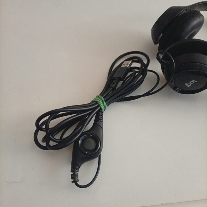 Logi A00146 USB Wired Headset With Microphone Logitech