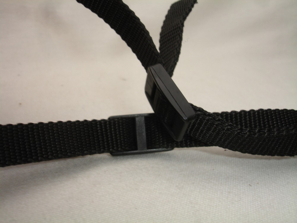Leica Logo Black Padded Camera Binocular Strap / Neoprene