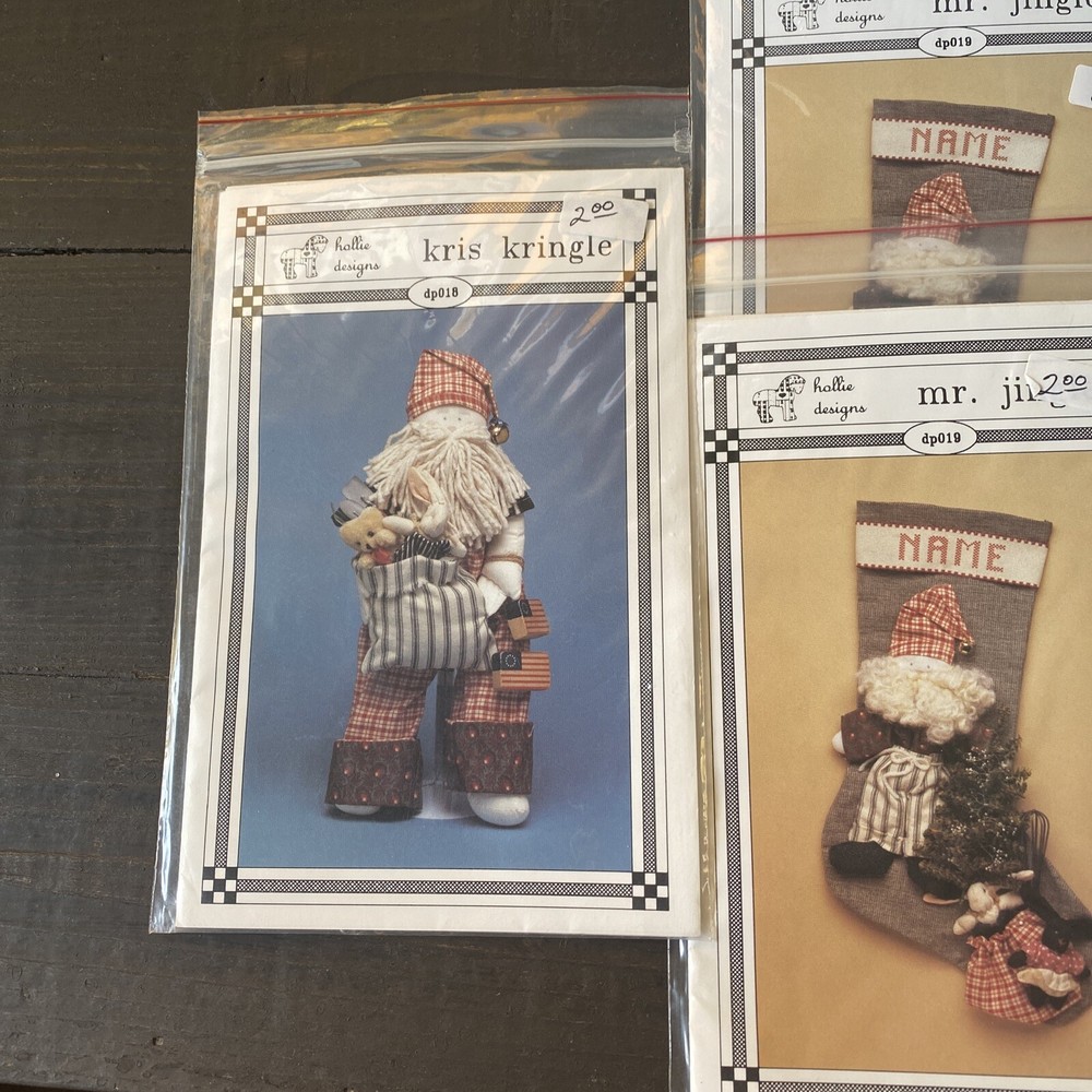 hollie designs pattern lot Of 9 Patterns