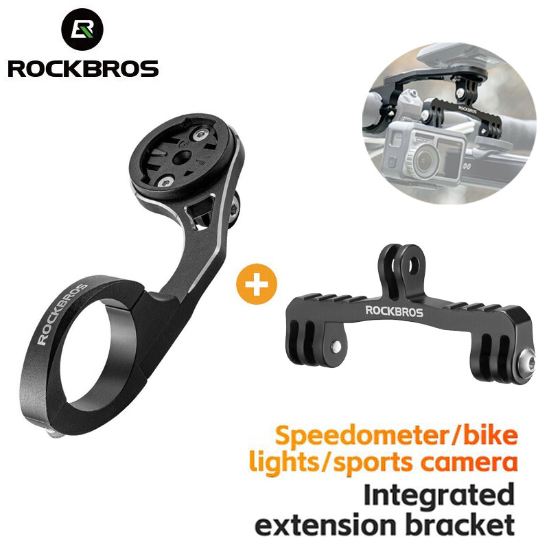 ROCKBROS Bicycle Extension Bracket For Front Headlight Code Table Motion Camera
