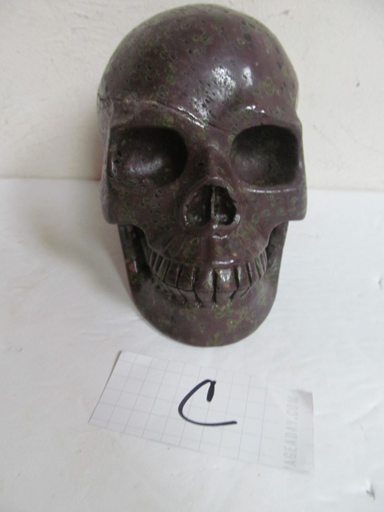 Stone carved skull C