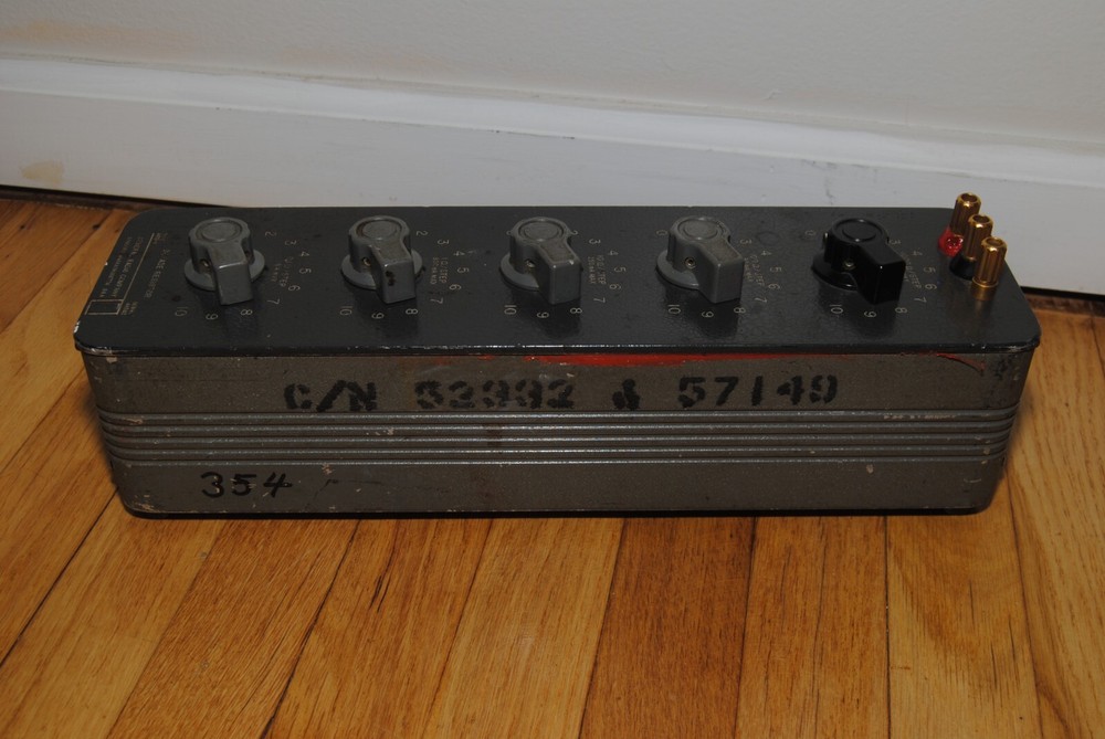 General Radio type 1432-N Decade Resistor / works