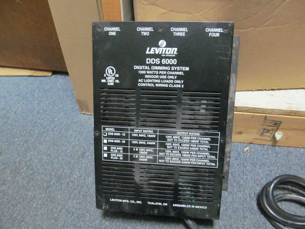 Leviton DDS 60000 Digital Dimming System