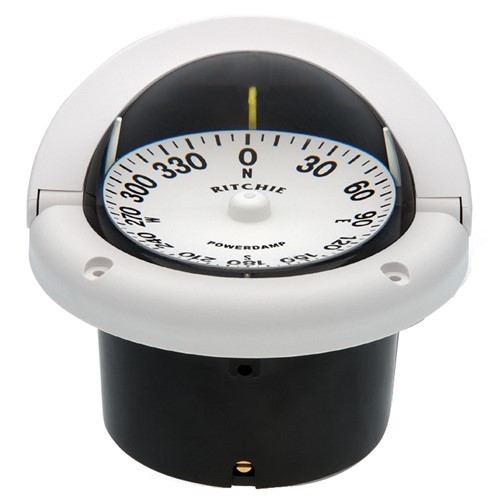 Ritchie Hf-742W Helmsman Compass - Flush Mount White