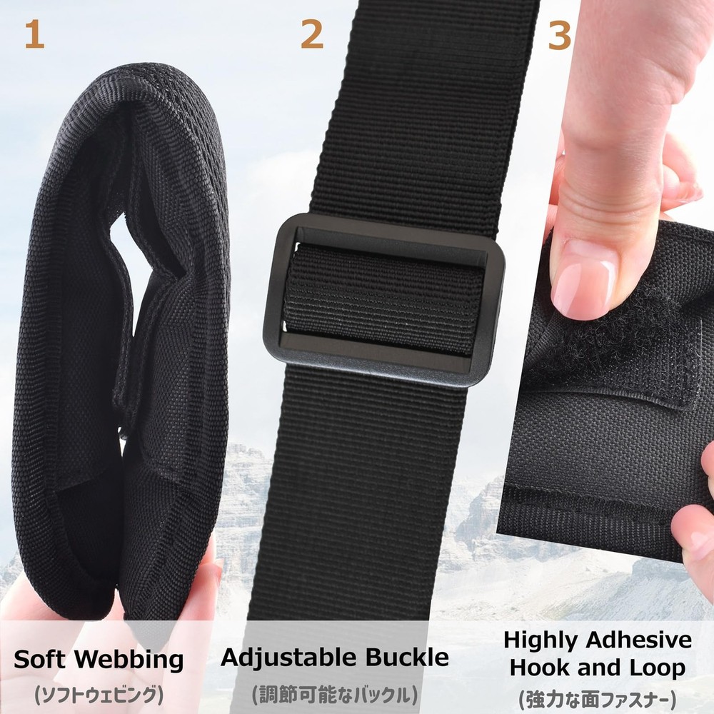 Tactical Shoulder Strap Thick Soft Pad Adjustable Crossbody Replacement Strap
