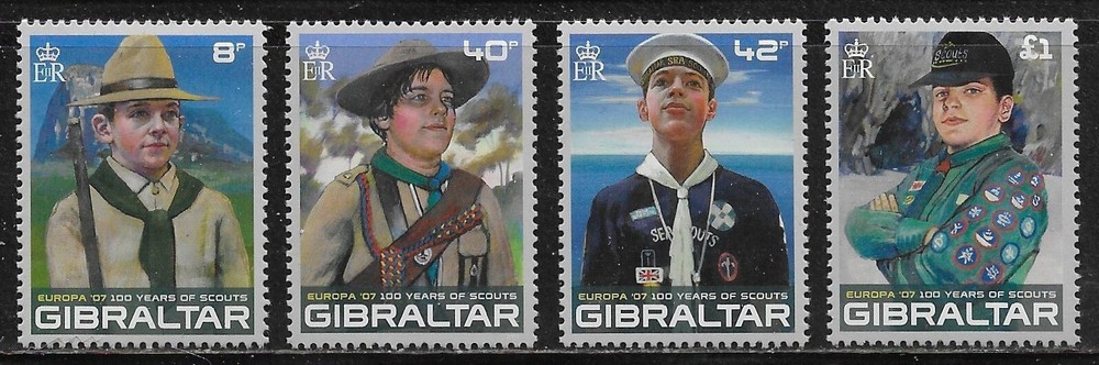 Gibraltar Scott #'s 1080 - 1083 MNH