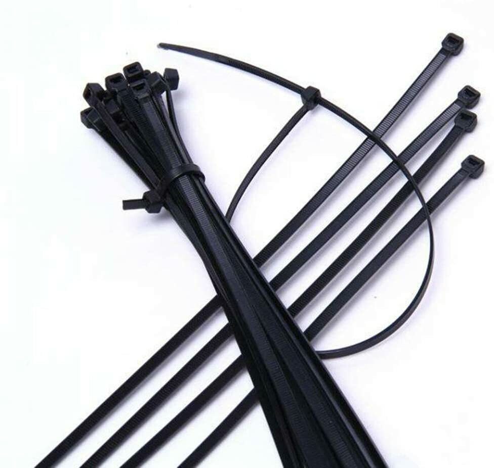 500 Packs Self-Locking Cable Zip Ties,4+6+8+10+12-" Width 0.16inch Nylon Cable