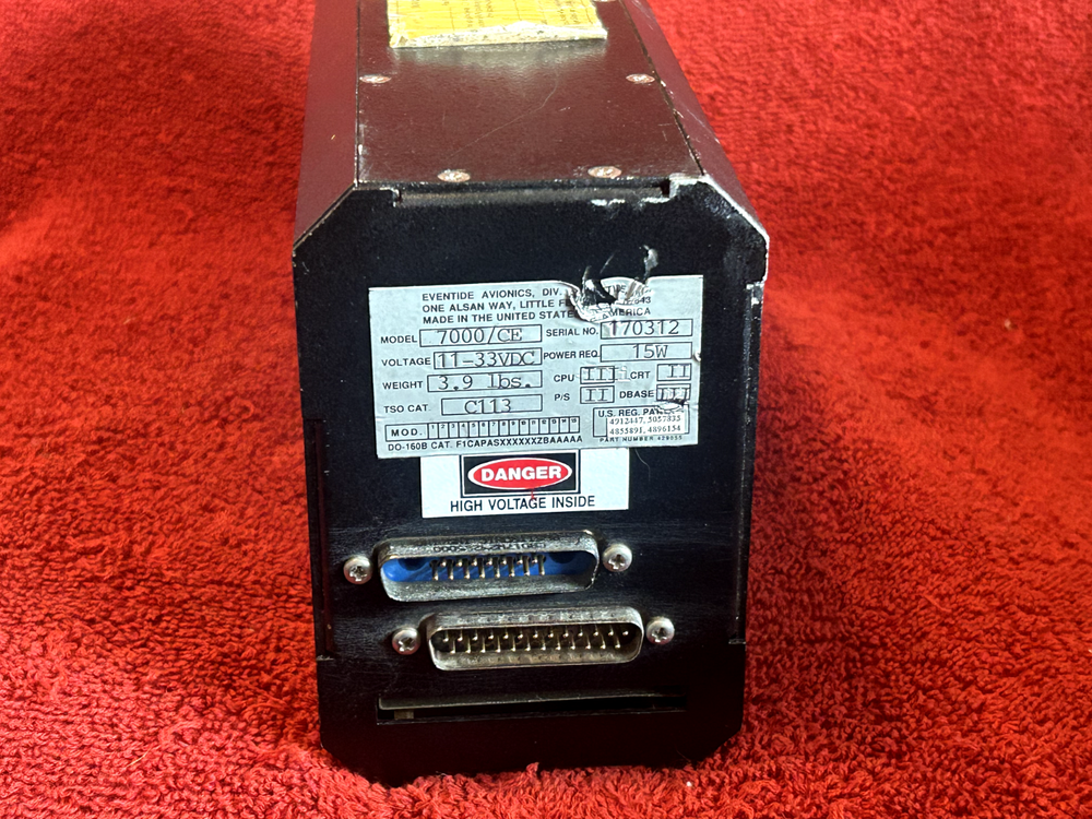 EVENTIDE ARGUS 7000/CE MOVING MAP DISPLAY CORE