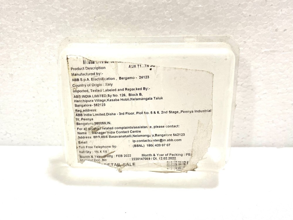 ABB 1SDA054914R1 Changeover Contact