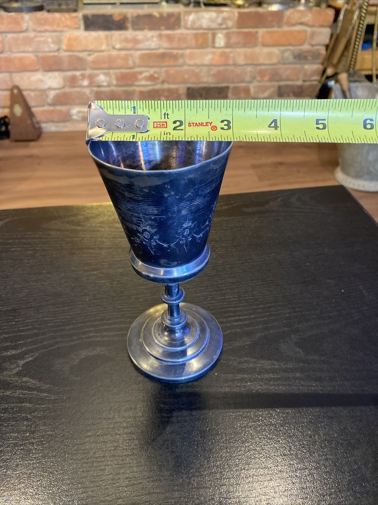 Antique Reed & Barton Silver Plated Goblet Cup, 404