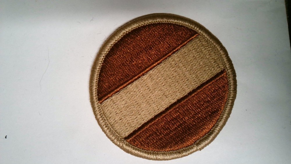 US MILITARY INSIGNIA PATCH REPLACEMENT & SCHOOL COMMAND DESERT SEW ON