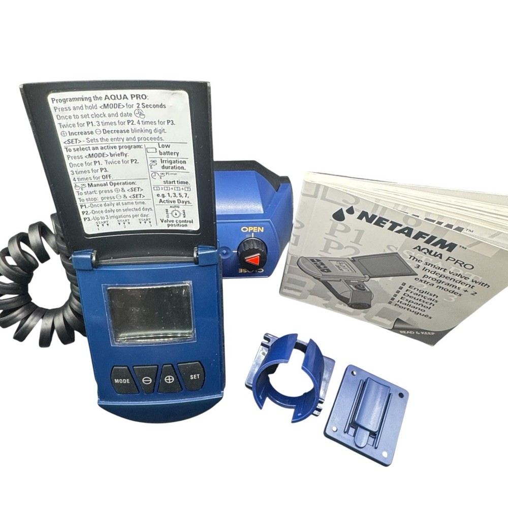 Netafim AquaPro Smart Valve Watering Controller 3/4” DC Battery Operated