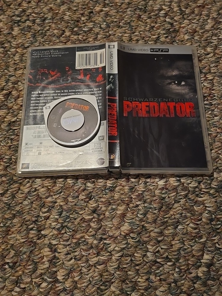 Predator (Uni Media Disc, 1987) Case And Disc TESTED WORKING