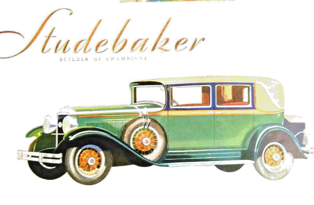 192 Original Studebaker Straight Eight Brougham for Five