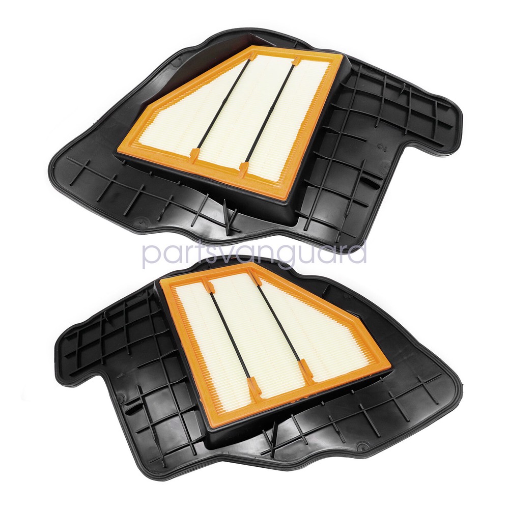 Left + Right Engine Air Filter Set Fits For BMW 550i xDrive 2011-2016