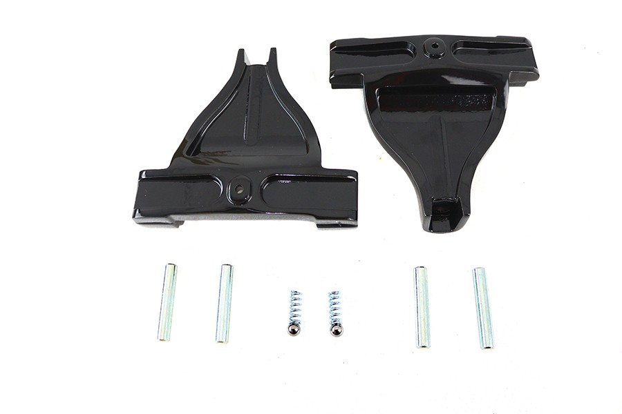 Passenger Footboard Support Set Black for Harley-Davidson
