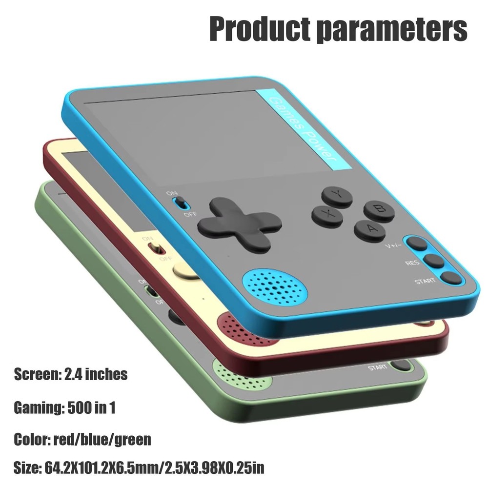 Mini game console 500 games in 1